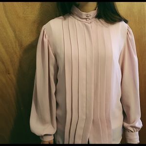 Pale pink button down